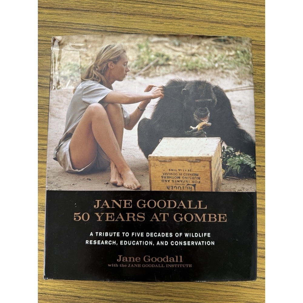 Jane Goodall 6-Book Collection - Gombe, Chimpanzees (Hardcover & PB)
